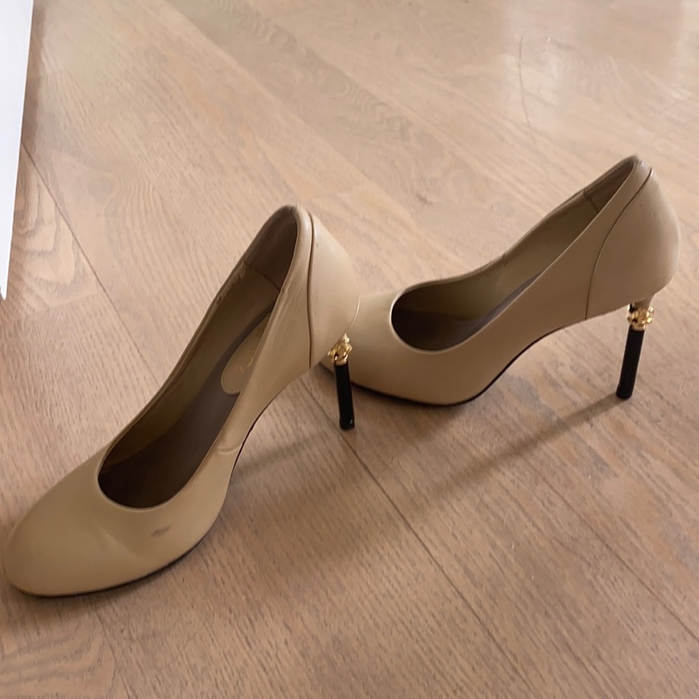 Nude Chanel heels